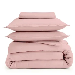 Taie de traversin percale de coton piquée unie