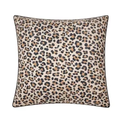 Taie d’oreiller percale de coton léopard