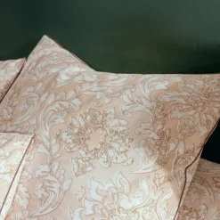 Taie d’oreiller percale de coton ornemental classique