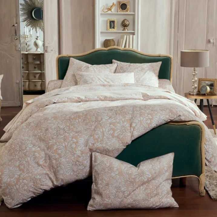 Taie d’oreiller percale de coton ornemental classique