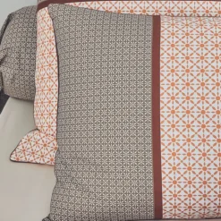 Taie d'oreiller percale graphique