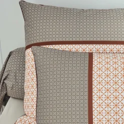 Taie d'oreiller percale graphique