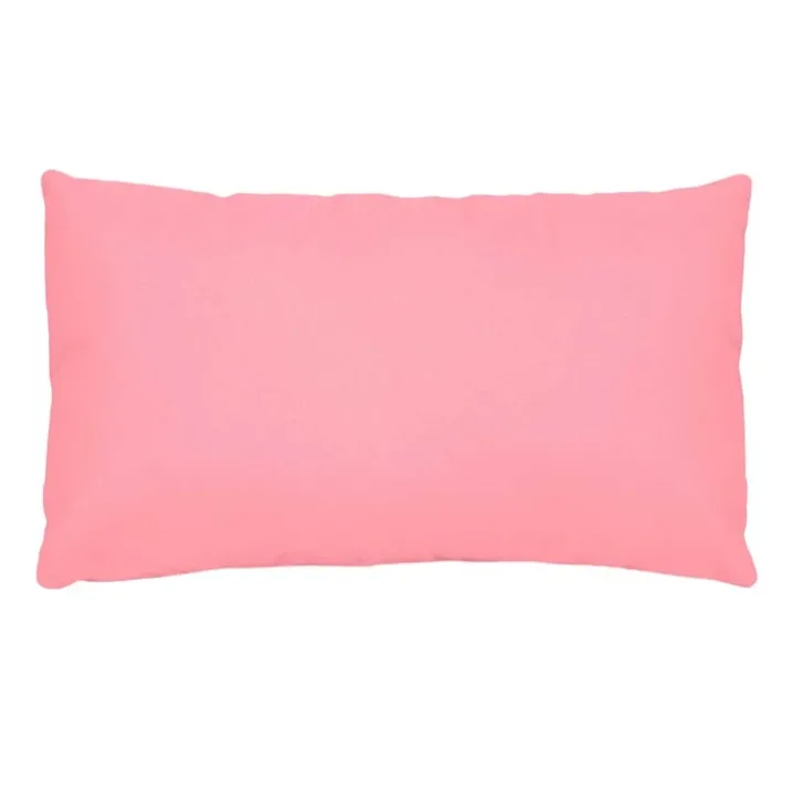 Taie D'oreiller Rectangle Unie en Coton
