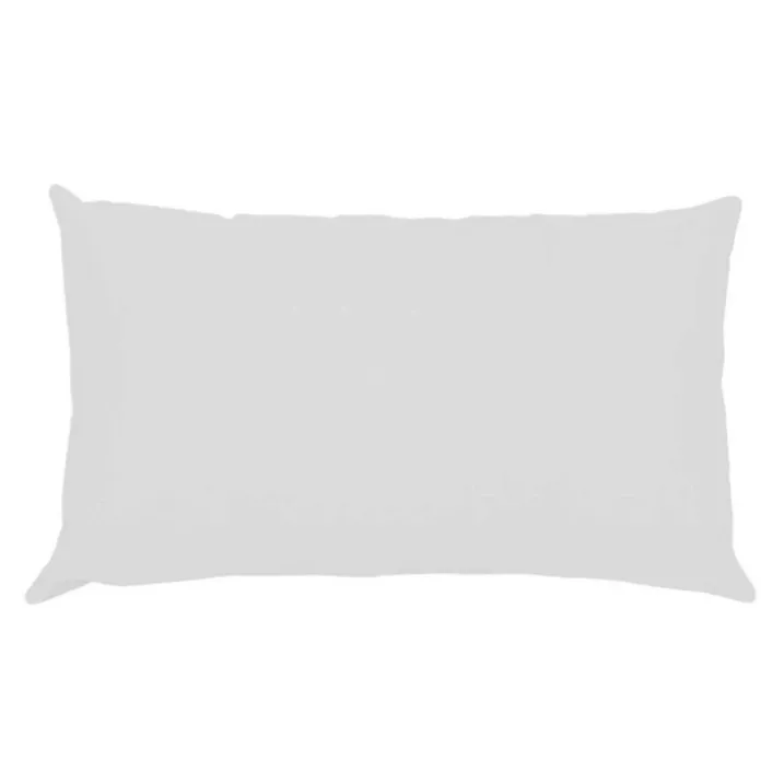 Taie D'oreiller Rectangle Unie en Coton
