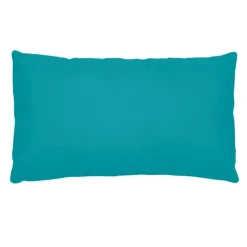 Taie D'oreiller Rectangle Unie en Coton