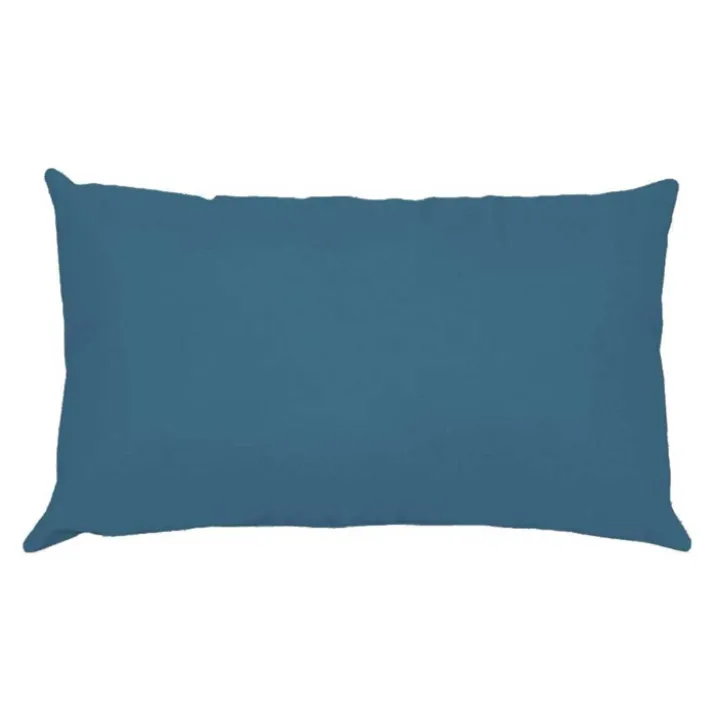 Taie D'oreiller Rectangle Unie en Coton