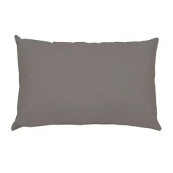 Taie D'oreiller Rectangle Unie en Coton