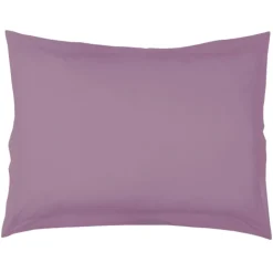 Taie d'Oreiller Unie en 100 % Coton