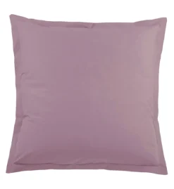 Taie d'Oreiller Unie en 100 % Coton