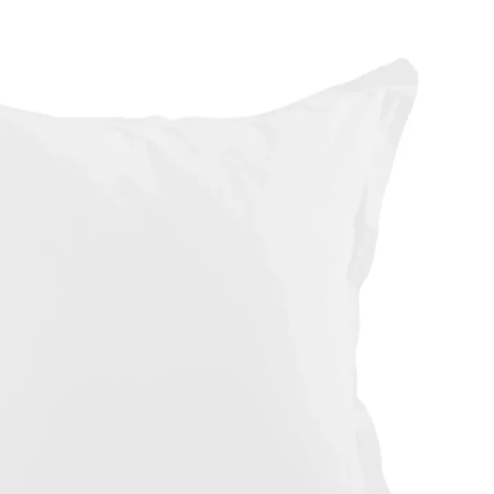 Taie d'oreiller unie en coton