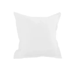 Taie d'oreiller unie en coton