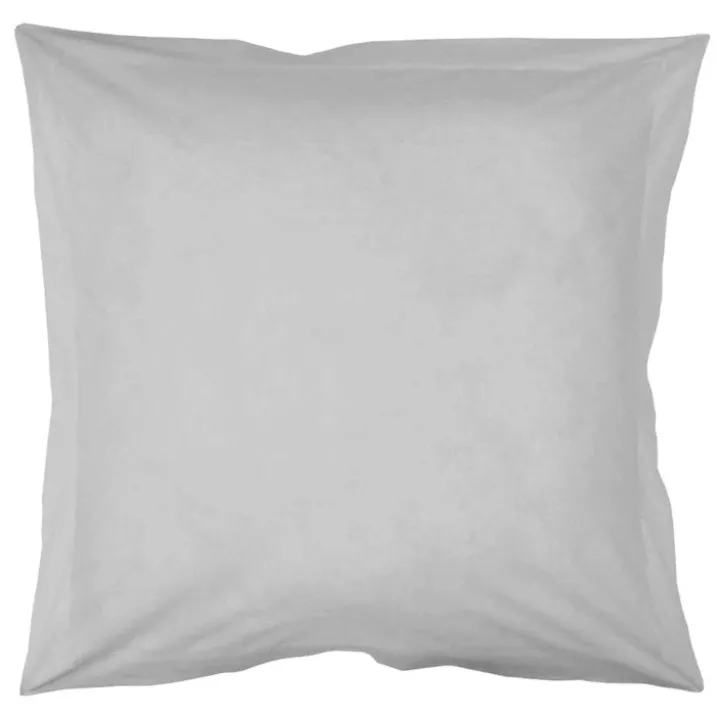 Taie d'oreiller unie en coton bio