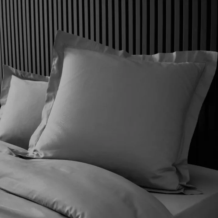 Taie d'oreiller volant plat 100% percale de coton ORIGINE