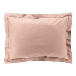Taie d'oreiller volant plat 100% percale de coton ORIGINE