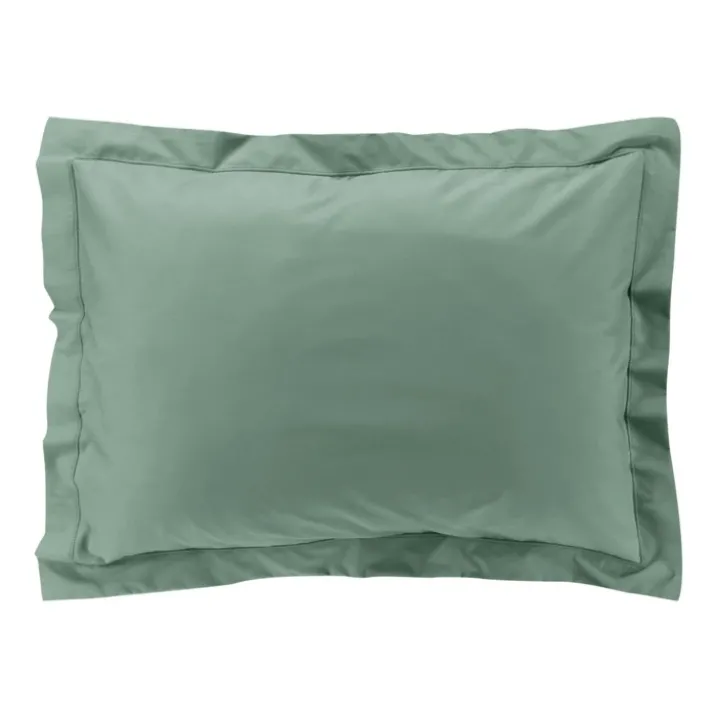 Taie d'oreiller volant plat 100% percale de coton ORIGINE