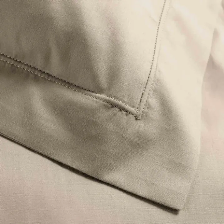 Taie d'oreiller volant plat 100% percale de coton ORIGINE