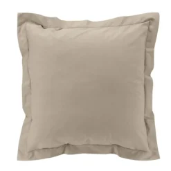 Taie d'oreiller volant plat 100% percale de coton ORIGINE