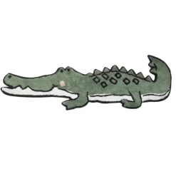 Tapis crocodile en coton tufté