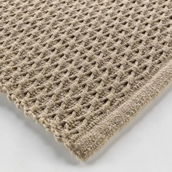 Tapis déco en coton tissé