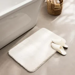 Tapis de bain antidérapant en microfibre