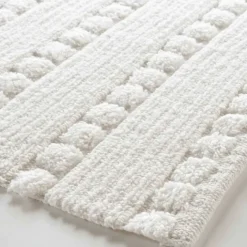 Tapis de Bain Cleonis Uni avec Reliefs