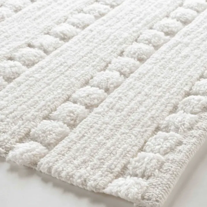 Tapis de Bain Cleonis Uni avec Reliefs