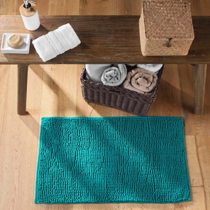 Tapis de bain en microfibre absorbante à picots