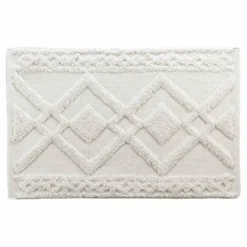 Tapis de Bain Gladis Uni avec Reliefs