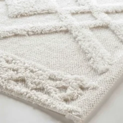 Tapis de Bain Gladis Uni avec Reliefs