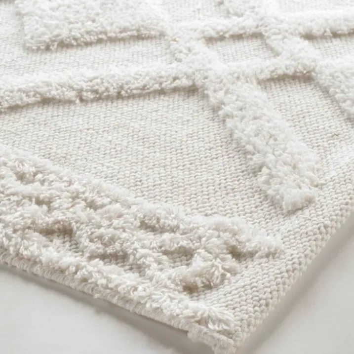 Tapis de Bain Gladis Uni avec Reliefs