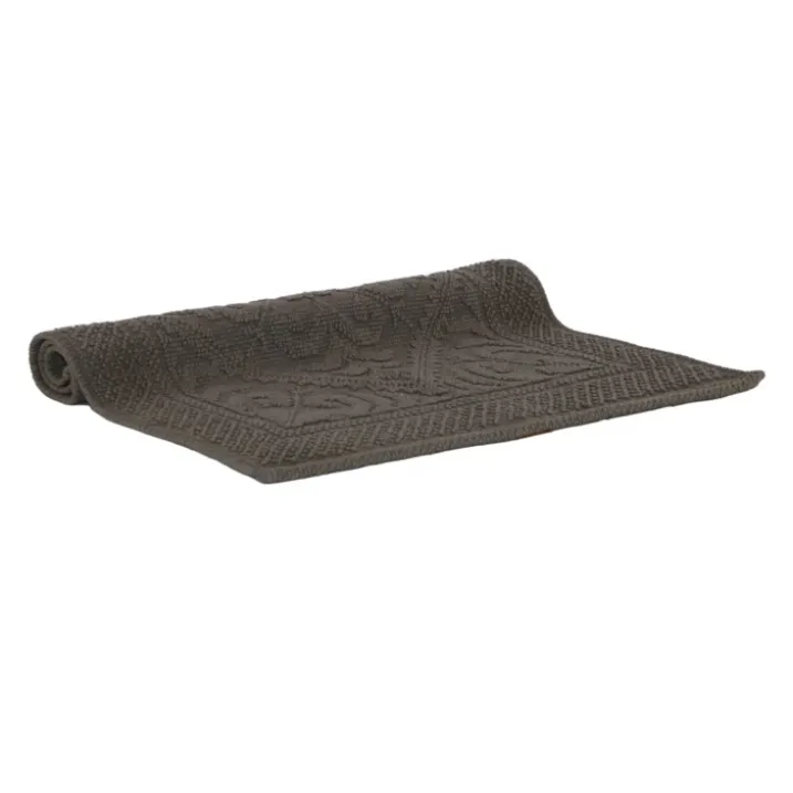 Tapis de bain à motif géométrique