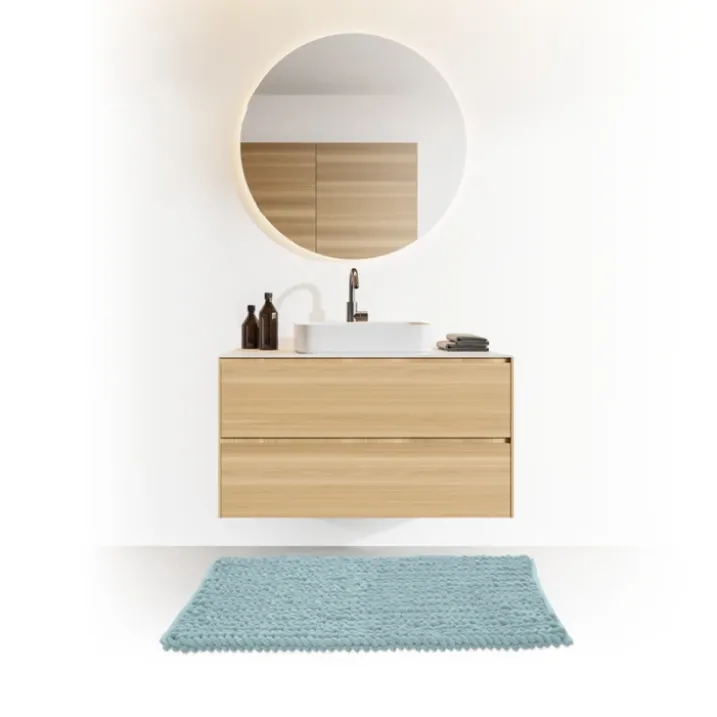 Tapis de bain tressé épais