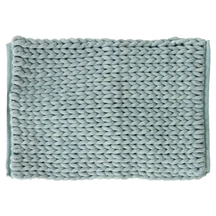 Tapis de bain tressé épais