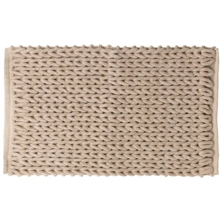 Tapis de bain tressé épais