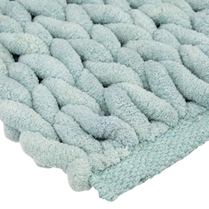 Tapis de bain tressé épais