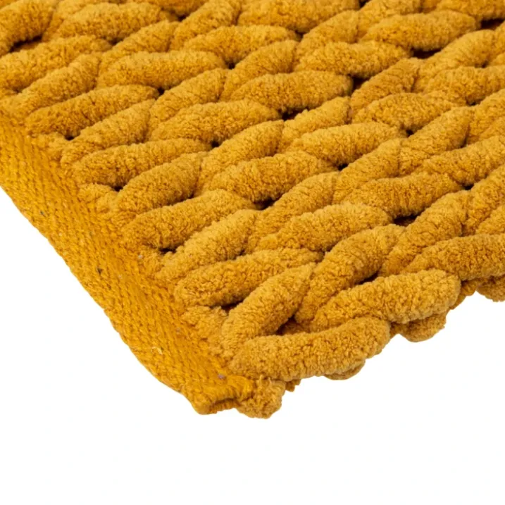 Tapis de bain tressé épais