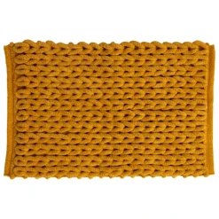 Tapis de bain tressé épais