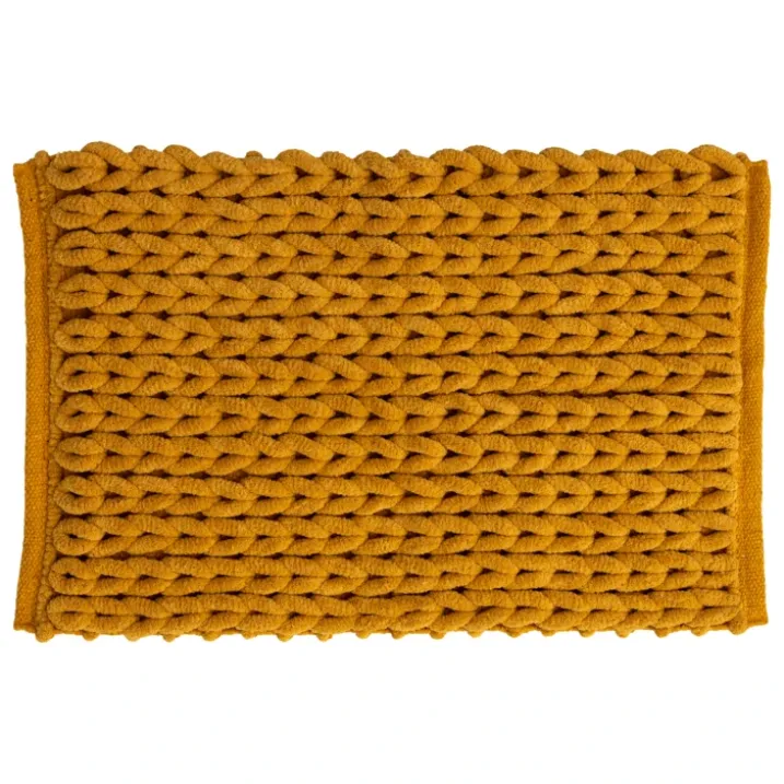 Tapis de bain tressé épais