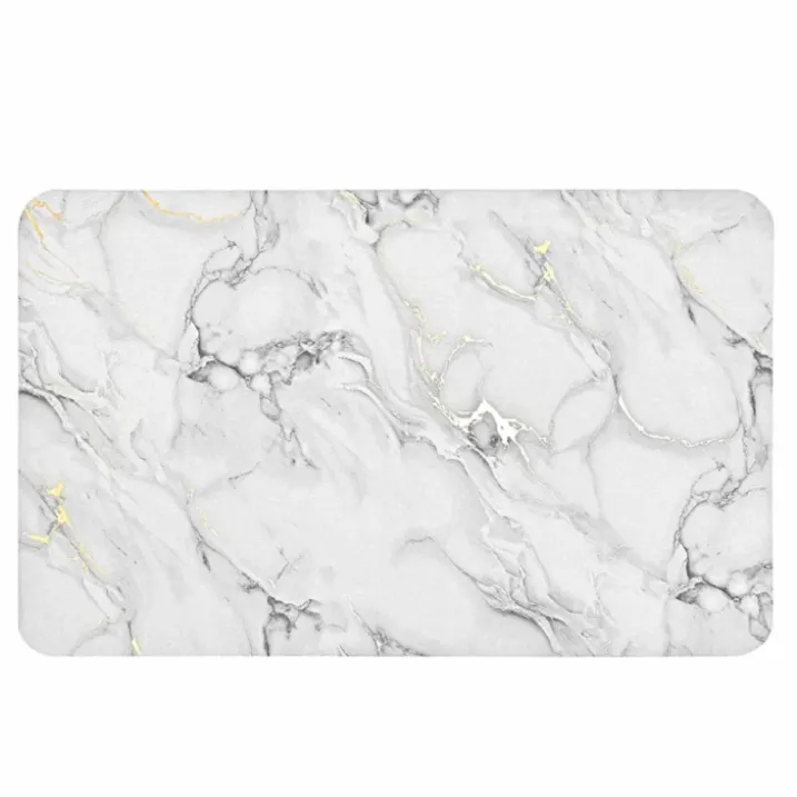 Tapis de Bain Venor Ultra-Absorbant Effet Marbre
