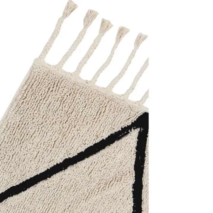 Tapis de couloir lavable bereber beige
