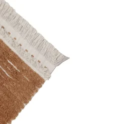 Tapis de couloir lavable et réversible caramel duo