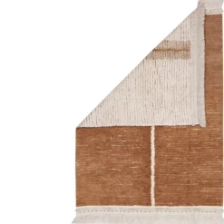 Tapis de couloir lavable et réversible caramel duo