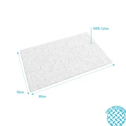 Tapis de douche esprit métro