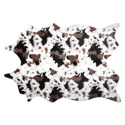 Tapis de salon motif vache