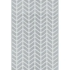 Tapis d’extérieur rectangulaire réversible motif chevrons