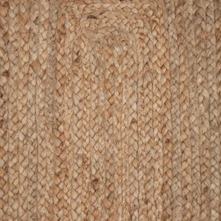 Tapis effet bohème en jute