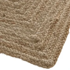 Tapis effet bohème en jute