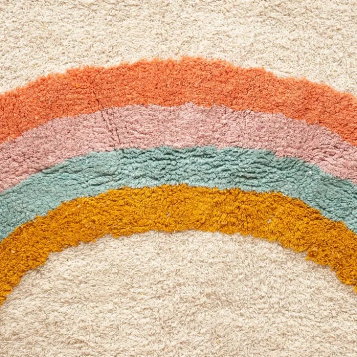 Tapis enfant arc en ciel