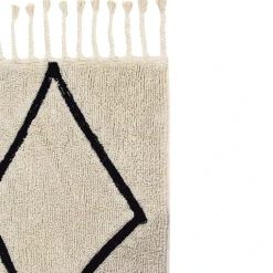 Tapis lavable bereber beige