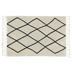 Tapis lavable bereber beige